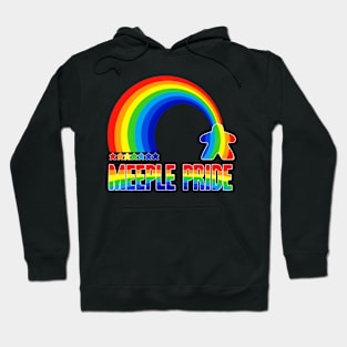 Meeple Pride Board Game Graphic - Tabletop Gaming Hoodie